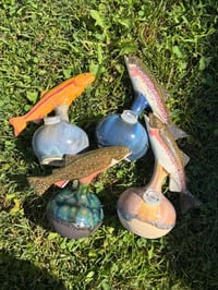 Image 1 of Trout Water Vase 