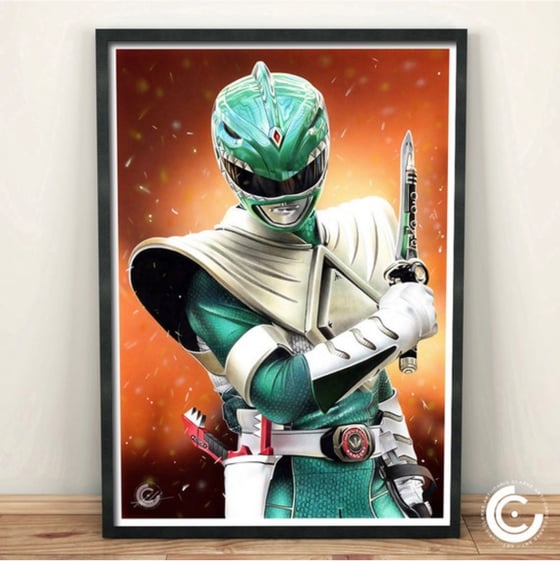 Image of Green Ranger 2.0 Limited Edition Print
