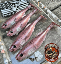 Image 4 of 6” Cutt Throat RIGGED Swimbaits - “GOBY”