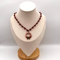 Image 2 of Indigo Shell Butterfly Necklace