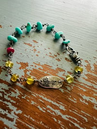 Image 8 of Campitos and green garnet SHINE charm bracelet