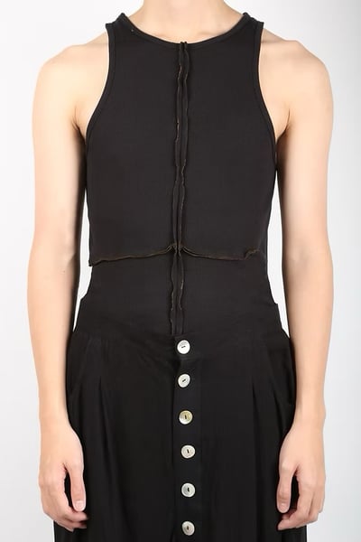 Image of ÆNRMÒUS - Cross Vest (Black)