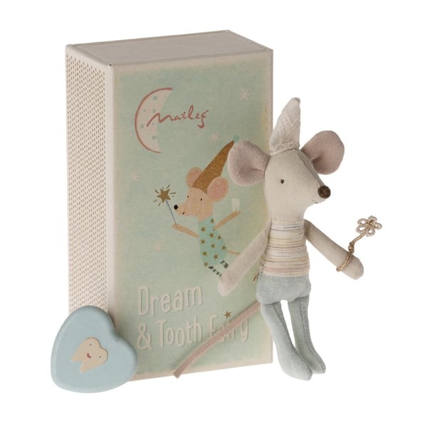 Image of Maileg Tooth Fairy Mouse Little Brother in box (PRE-ORDER ETA Late April)