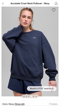 Navy crewneck 