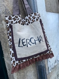 Image 1 of Bolsiña feita a man. LERCHA leopardo. Deseño exclusivo!
