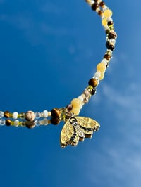 Image 2 of Crystal Moth Necklace