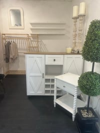 Image 2 of OFF WHITE SIDE TABLE