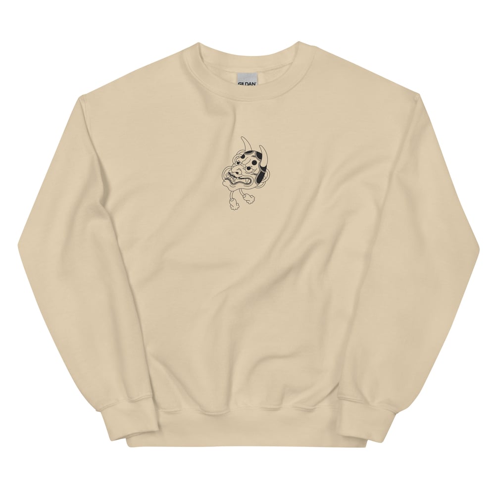 Image of Embroidered Hannya sweatshirt