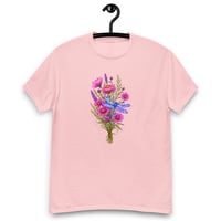 Image 2 of Unisex classic tee, Dragonfly Wildflower Bouquet Tee