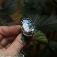 Image 2 of Labradorite Ring~Size 9/9.25