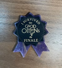 Image 4 of “I survived Good Omens 2” Pin