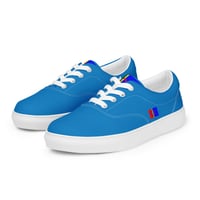 Image 6 of Men’s Sámi Flag Canvas Shoes Blue