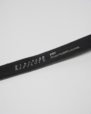 Image of KLDSCOPE - Joey Leather Belt (Wave)