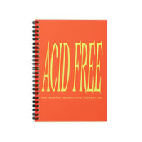 ACID FREE Ruled Line Spiral Notebook