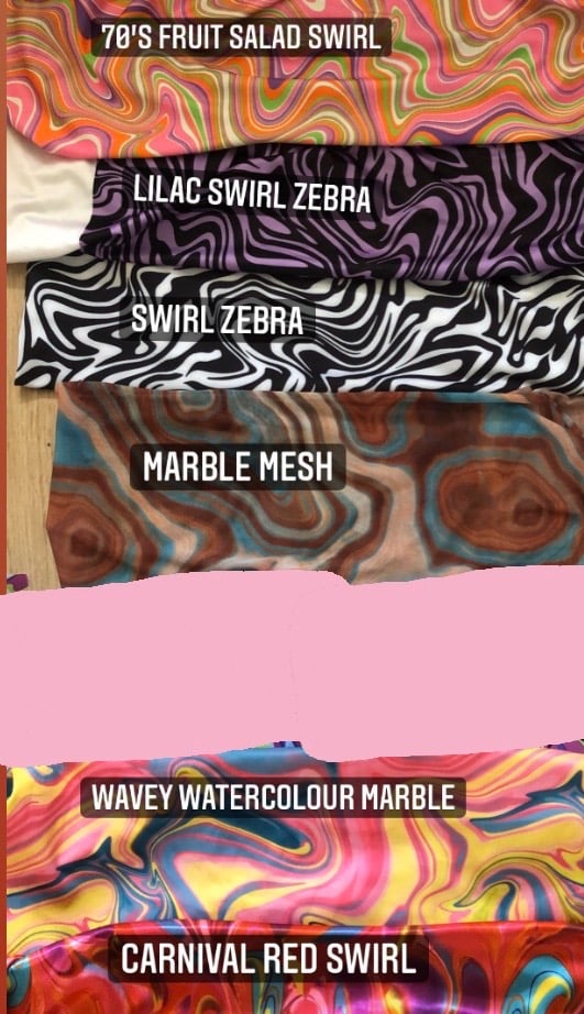 Multiple prints* Cowl neck dress