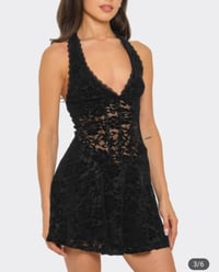 Image 4 of Kenzy Lace Halter Dress
