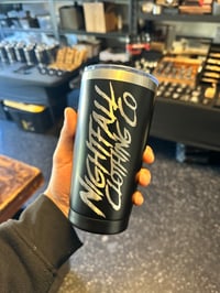 Nightfall Clothing Co Stainless Steel Tumbler (Black Bottom)