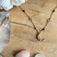 Image 1 of ELZA - Collier perlé Labradorite