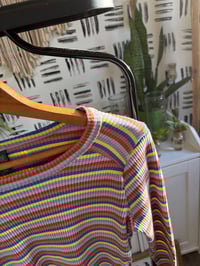 Image 2 of Target stripe crop top