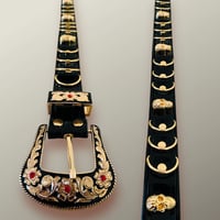 Image 2 of Black vinyl belt