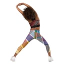 Image 1 of Kid's Leggings-Madras