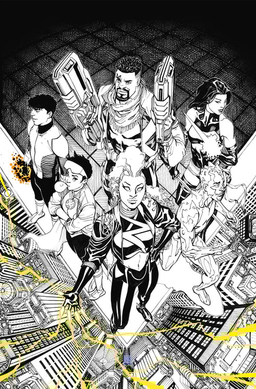 Image of XMEN VOICES #1 COVER original art