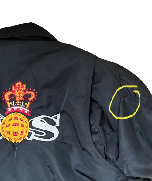 Image of 90s Vintage Ministry Of Sound ‘MOS’ rave bomber jacket: Fits Large