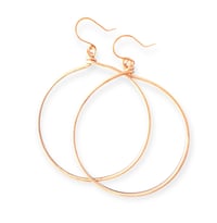 Image 1 of Extra Large Hoop (Copper) Earrings