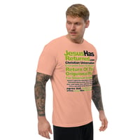 Image 10 of Jesus Has Returned .com Fitted Short Sleeve T-shirt