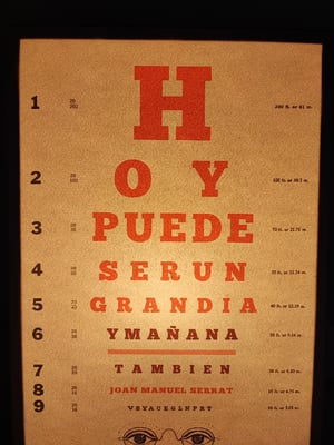 Image of Agudeza visual. Serrat.