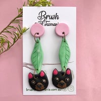 Image 1 of Pink Tassie Devil Earrings