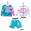 Miami Vice Blue “Big E” Windbreaker Set