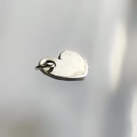 Image 2 of Fine Silver Heart Charm