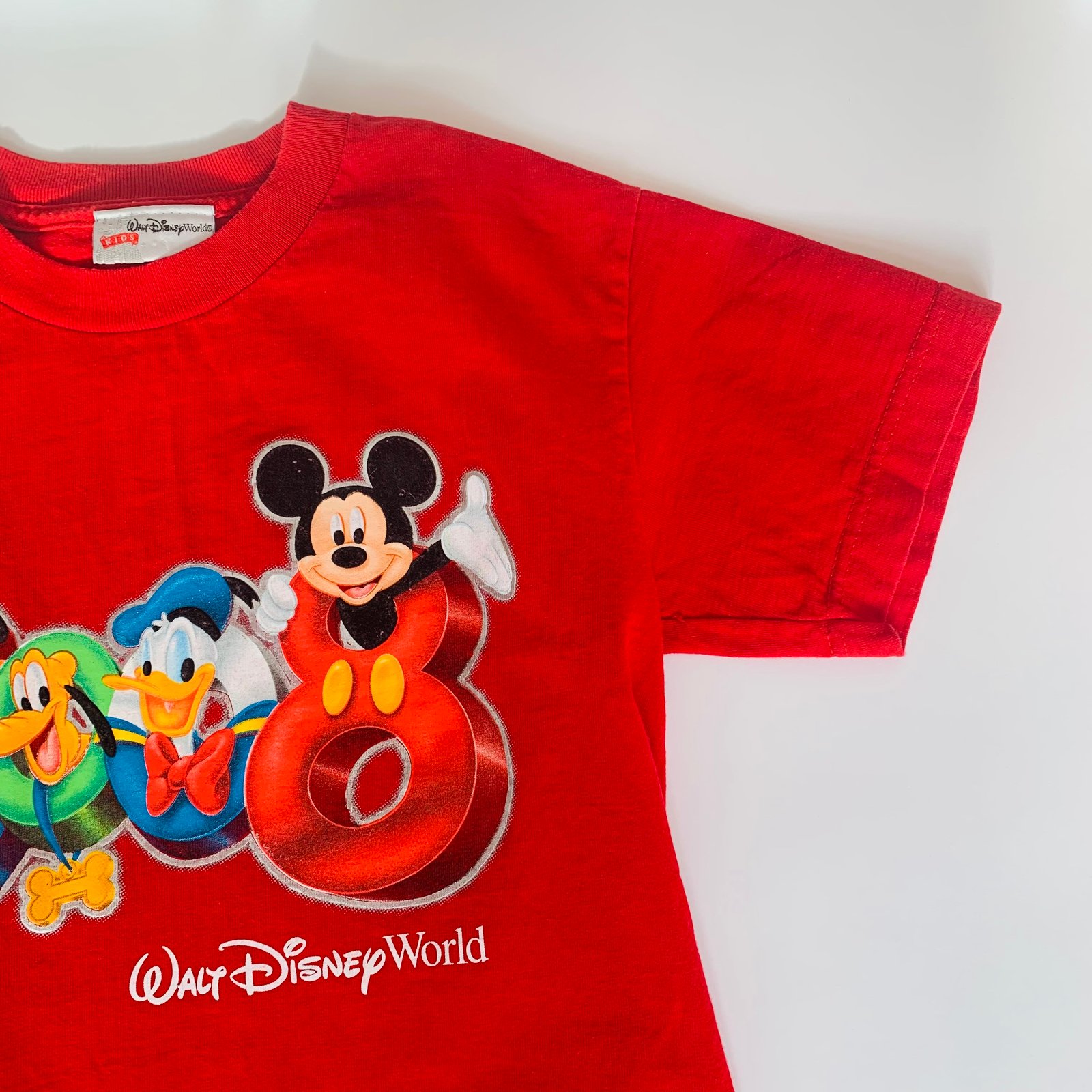 Red Disney t shirt size 9-10 years | The little Swap Shop