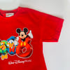 Red Disney t shirt size 9-10 years 