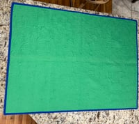 Image 2 of Monkey green with blue trim 