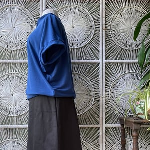 Image of Blue short sleeve jumper