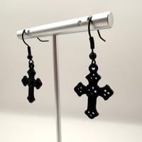 Image 2 of Byzantine Cross Earrings