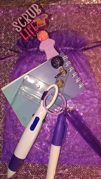 Purple ID Reel Badge