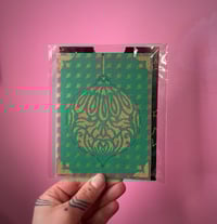 carte de vœux verte modèle 1 (soldée) 