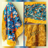 Image 1 of Doggie Blanket 🐾 with 2” Border - Custom Order