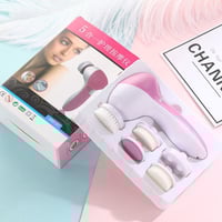 Image 9 of Electric Facial Cleaner 5 IN 1 Face Cleansing Brush Wash Machine Spa Skin Care Massager Blackhead Cl