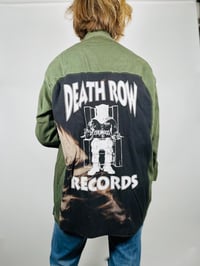 Image 1 of VINTAGE ARMY SHIRT JACKET DEATH ROW RECORDS