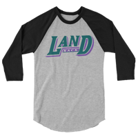 Image 3 of LOWER AZ LanD-Back 3/4 sleeve raglan shirt