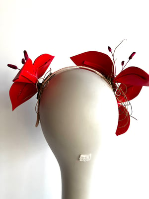 Image of Red headpiece #3