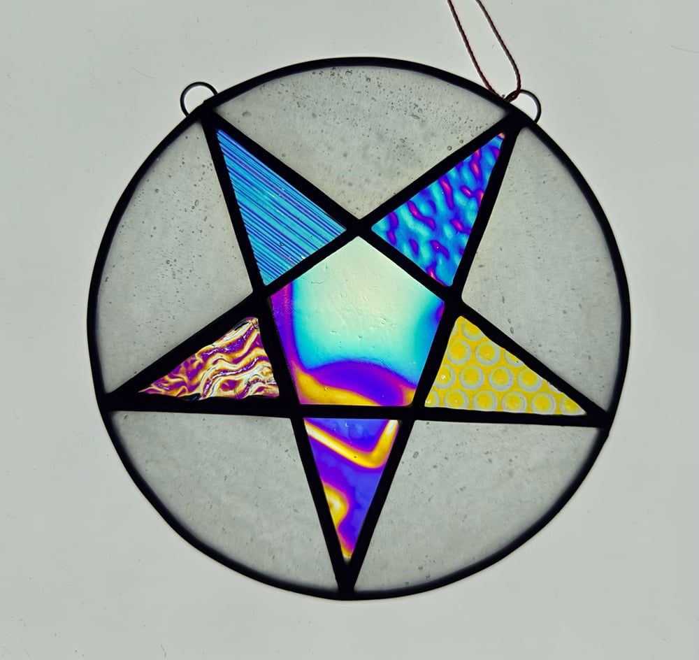 5” dichroic pentagram 2