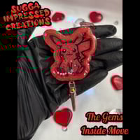 Image 1 of Red Pikachu Shaker Clip