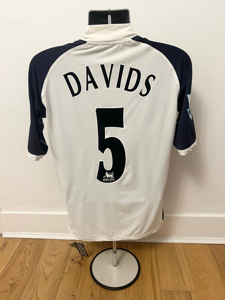Image of PRE ORDER: NEW Tottenham Hotspur "DAVIDS 5" 2005/06 Home Shirt + PL patches (L)
