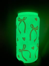 glow in the dark stainless steel 16oz tumbler