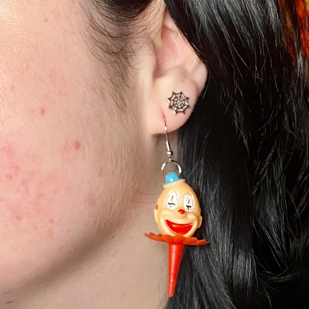 Image of Retro Clown Earrings